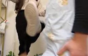 【林夕】靴子+小白鞋+白袜+高跟踢裆 JS241210-9