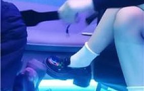 【烂烂】KTV舔闻皮鞋白袜/拴狗链手铐绑 JS241206-37