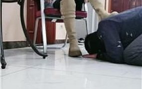 【文文文文】清理脏长靴/吃烟灰/腿绞踩踏/袜捂脸【双视角】JS241215-26