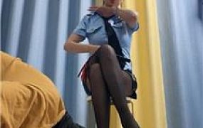 【颜主sama】高跟黑丝诱惑-警官刑讯逼供 JS241221-8