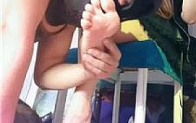 【美柠】高跟玉足美腿踩虐/香水控制 JS241217-15