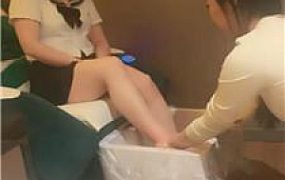 【橘子没熟】足疗店-母狗-沐足店当面调-奴下奴【下】JS241225-25