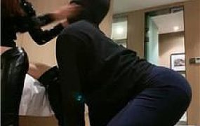 【魅儿】沉浸式-狗舌清理脏长靴鞋底 JS250108-22