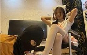 【咏慈】可爱洛丽塔白丝诱惑/滴蜡 JS250106-1