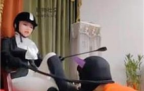 【魔鬼天使】女教练骑人形犬驯化 JS250116-38