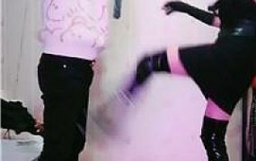 【冰炫女主】吊绑堵嘴重度虐打 JS250123-21