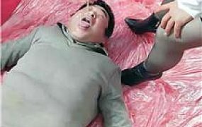 【沐颜】短靴踩虐/强迫吞咽呕吐物【双视角版】 JS250202-15