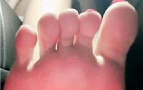 【酥麻麻】车内视角裸足白袜灯    250131-12