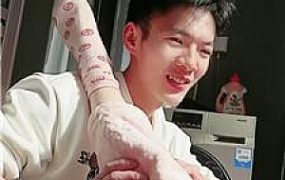 【薇薇】阳台调-粉棉袜调下跪奴 JS250224-27