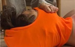 【玥野兔】黑棉袜酸臭脚丫踩狗脸 JS250225-3