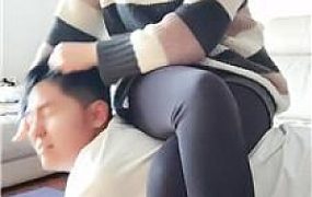 【紫烟】跪舔清理脏短靴白棉袜 bf50813