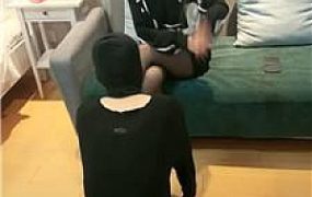 【伊潼】短靴黑丝踩/鞭子底下出骚狗 JS250303-4