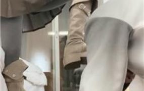 【PINK】长靴穿出超臭棉袜气味辱 JS250112-41