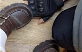 【九月】嘴洗袜子/骑马/皮鞋白袜清理舔 JS250111-11