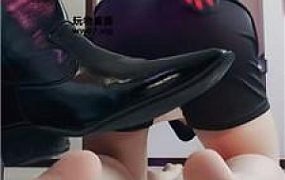 【米小糖】sp/长靴踩虐/闻舔白袜黑丝 JS250308-2