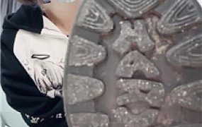 【奶味小仙女】厚黑丝炸    250412-13