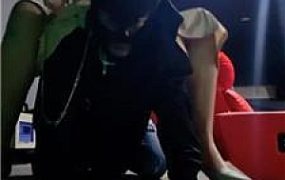 【卡莎女帝】真实电影院大动作调奴【双视角版】 JS250418-12