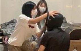 【女生也能很暴力】双S-精神小妹踢踹虐打 JS250506-36