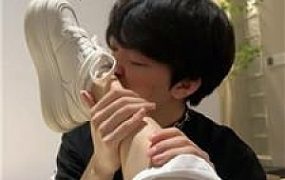 【冰冰】小白鞋原味白袜玩奶狗 bf53119