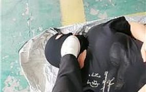 【东营青青】户外车库-脏鞋白袜虐贱奴 JS250516-9