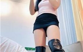 【妮蔻】丝袜塞嘴狂舔-长靴诱惑 JS250515-26