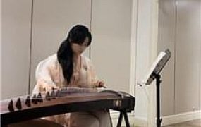 【琴月】古筝少女的脚下奴 JS250523-4