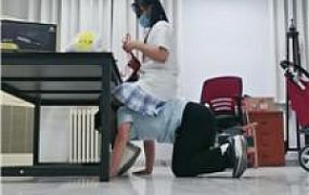 【璃茉老师】学生主办公室玩老师奴  JS250604-25