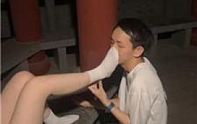 【娜S】户外嘴叼白袜犬化 bf54154