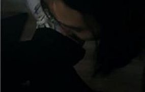 【奶味小仙女】户外餐厅小白鞋踩狗 JS250604-31