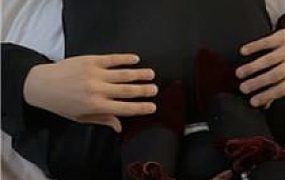 【米妮老师】黑丝脚深喉-脚趾缝吮吸 JS250601-3