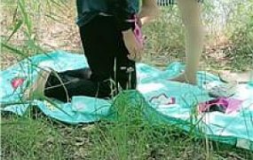 【青妍】户外公开玩贱奴【双视角版】 JS250530-12