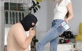 【莱恩】骑马舔脏鞋-踢裆 JS250529-3