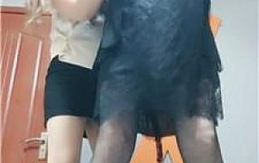 【东营天香百合】铁链捆绑囚禁变装奴 JS250528-40