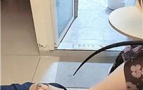 【碧火】厚拖鞋+高跟碾压踩踏 JS250624-32