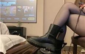 【不期而遇】短靴黑丝碾压踩踏 JS250619-6