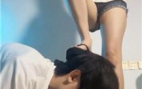 【甜恬】近距离-厚底拖鞋玉足碾压踩 JS250618-14