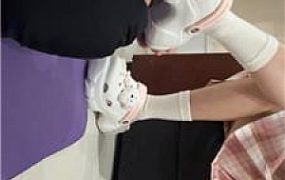 【大雪球】JK小主脚丫踩喂食 JS250609-26