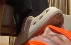 【玥野兔】原味黑棉袜气味辱 JS250607-35