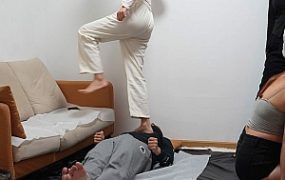 『高兴儿』三倍体重三人踩踏奴 YC-241024