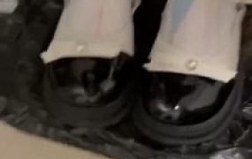 超可爱jk少女近20双脏鞋底踩踏面包 YC-240816-7