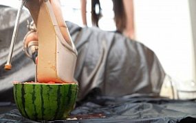 【苒溪S】超高防水台踩踏西瓜 YC-240819-2