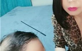 【莎莎老师】寂寞少妇羞辱秃头狗 JS250722-10