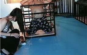 【艾斯】囚禁狗笼重度刑虐 JS250715-11