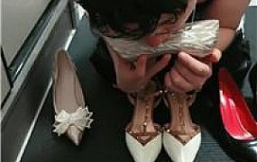 【阿雪老师】清理脏鞋底-虐乳-赏赐圣水 JS250711-34