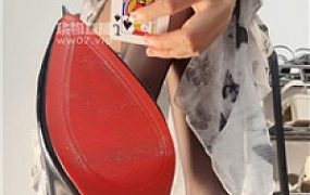 【兔兔酱】黑丝挑鞋扑克寸止    250707-16