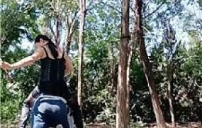 【兰姐】户外骑马犬化训练 JS250906-39