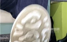 【苒苒】脏鞋底白短丝连炸    251009-24