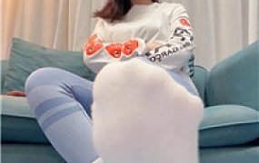 【小妮】白袜瑜伽裤    251001-35