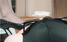 【糖糖老师】高跟黑丝碾压踩脚垫 JS250919-2