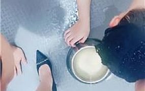 【天蝎女皇】双M-狗盆喂食真狗粮 JS251119-9
